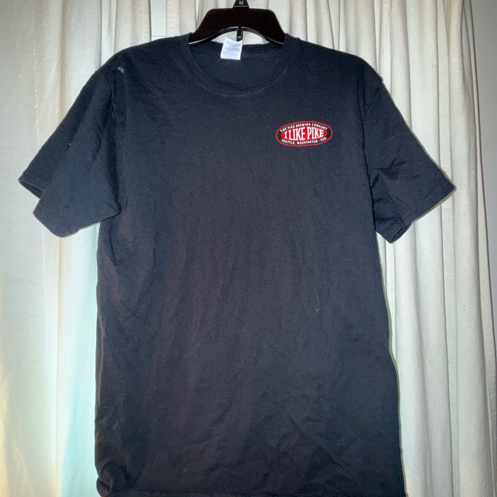 Men's Black Graphic T-Shirt